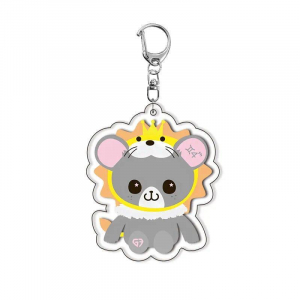 Popular Celebrity Merchandise Q-version Mica Keychain Hanging Side Accessories Bag Charm Móc Khóa In Theo Yêu Cầu, Chất Liệu Mica Trong Suốt In 2 Mặt , Dày 4mm