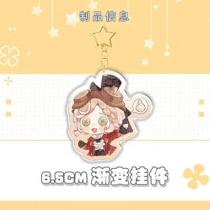 Popular Game Identity V Peripheral Q-version Animation Character Mica Keychain Backpack Móc Khóa In Theo Yêu Cầu, Chất Liệu Mica Trong Suốt In 2 Mặt , Dày 4mm