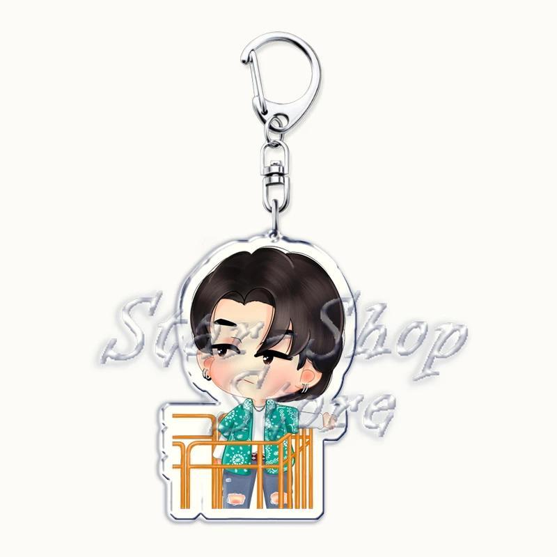 Popular Kpop Chibi Boys Keychain For Bag Accessories Cute Cartoon Idols Models Key Chain Mica Móc Khóa In Theo Yêu Cầu, Chất Liệu Mica Trong Suốt In 2 Mặt , Dày 4mm 2 Popular Kpop Chibi Boys Keychain For Bag Accessories Cute Cartoon Idols Models Key Chain Mica Móc Khóa In Theo Yêu Cầu, Chất Liệu Mica Trong Suốt In 2 Mặt , Dày 4mm - Ảnh 2