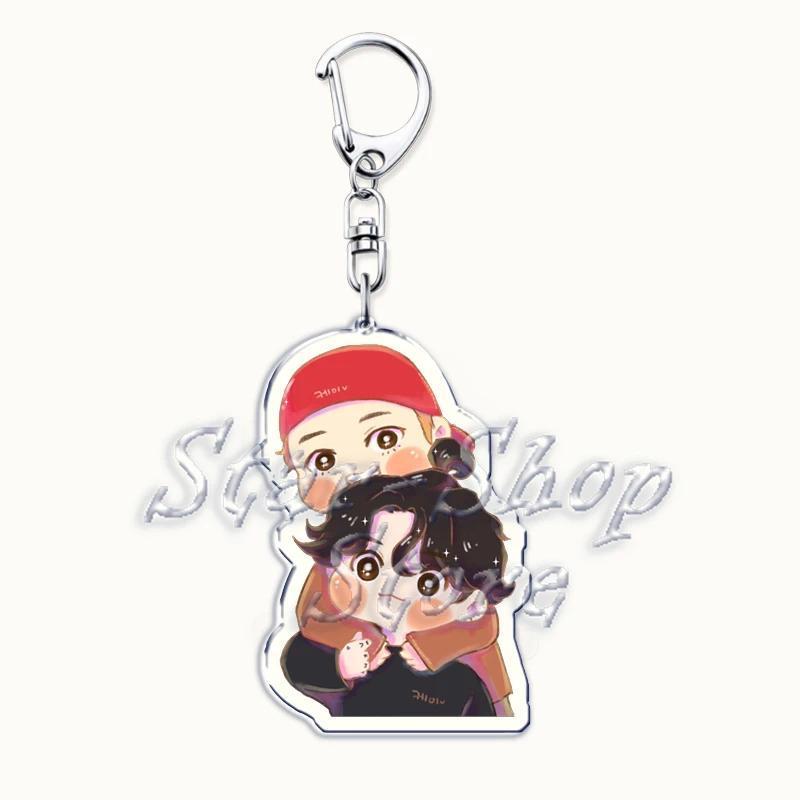 Popular Kpop Chibi Boys Keychain For Bag Accessories Cute Cartoon Idols Models Key Chain Mica Móc Khóa In Theo Yêu Cầu, Chất Liệu Mica Trong Suốt In 2 Mặt , Dày 4mm 12 Popular Kpop Chibi Boys Keychain For Bag Accessories Cute Cartoon Idols Models Key Chain Mica Móc Khóa In Theo Yêu Cầu, Chất Liệu Mica Trong Suốt In 2 Mặt , Dày 4mm - Ảnh 12