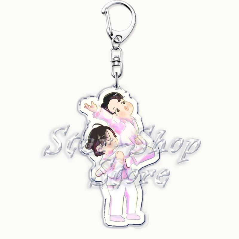 Popular Kpop Chibi Boys Keychain For Bag Accessories Cute Cartoon Idols Models Key Chain Mica Móc Khóa In Theo Yêu Cầu, Chất Liệu Mica Trong Suốt In 2 Mặt , Dày 4mm 13 Popular Kpop Chibi Boys Keychain For Bag Accessories Cute Cartoon Idols Models Key Chain Mica Móc Khóa In Theo Yêu Cầu, Chất Liệu Mica Trong Suốt In 2 Mặt , Dày 4mm - Ảnh 13