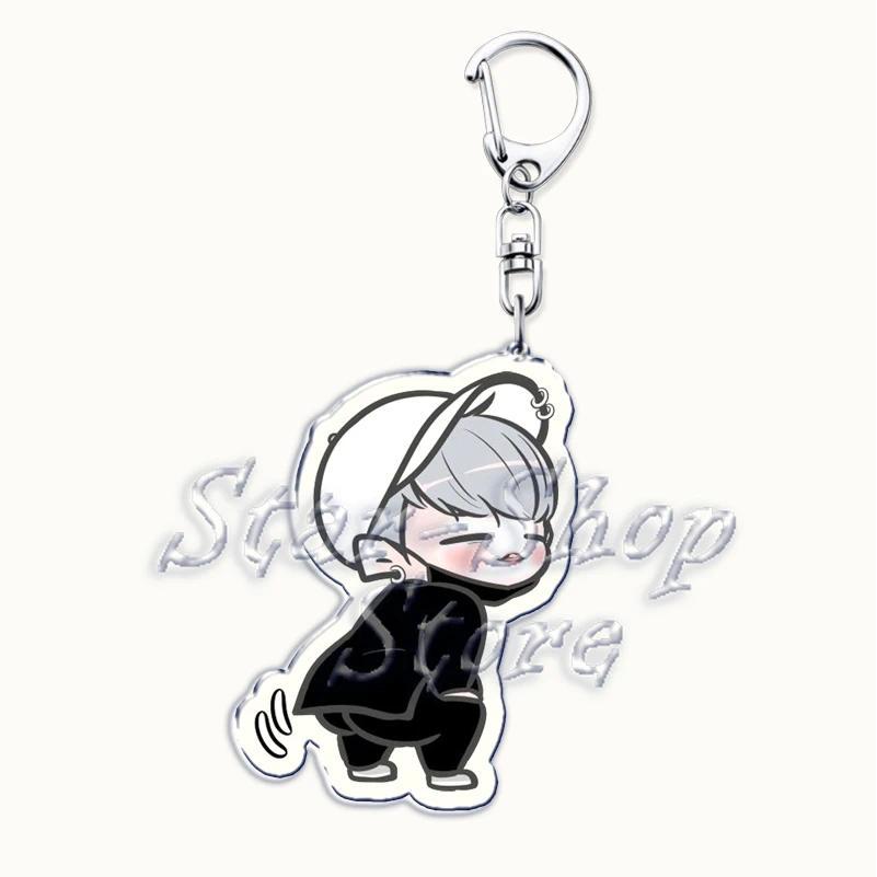 Popular Kpop Chibi Boys Keychain For Bag Accessories Cute Cartoon Idols Models Key Chain Mica Móc Khóa In Theo Yêu Cầu, Chất Liệu Mica Trong Suốt In 2 Mặt , Dày 4mm 15 Popular Kpop Chibi Boys Keychain For Bag Accessories Cute Cartoon Idols Models Key Chain Mica Móc Khóa In Theo Yêu Cầu, Chất Liệu Mica Trong Suốt In 2 Mặt , Dày 4mm - Ảnh 15