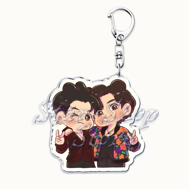 Popular Kpop Chibi Boys Keychain For Bag Accessories Cute Cartoon Idols Models Key Chain Mica Móc Khóa In Theo Yêu Cầu, Chất Liệu Mica Trong Suốt In 2 Mặt , Dày 4mm 3 Popular Kpop Chibi Boys Keychain For Bag Accessories Cute Cartoon Idols Models Key Chain Mica Móc Khóa In Theo Yêu Cầu, Chất Liệu Mica Trong Suốt In 2 Mặt , Dày 4mm - Ảnh 3