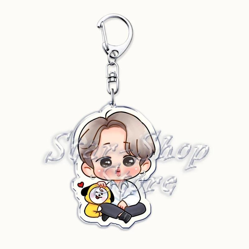 Popular Kpop Chibi Boys Keychain For Bag Accessories Cute Cartoon Idols Models Key Chain Mica Móc Khóa In Theo Yêu Cầu, Chất Liệu Mica Trong Suốt In 2 Mặt , Dày 4mm 35 Popular Kpop Chibi Boys Keychain For Bag Accessories Cute Cartoon Idols Models Key Chain Mica Móc Khóa In Theo Yêu Cầu, Chất Liệu Mica Trong Suốt In 2 Mặt , Dày 4mm - Ảnh 35