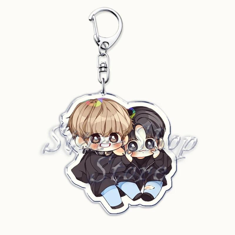 Popular Kpop Chibi Boys Keychain For Bag Accessories Cute Cartoon Idols Models Key Chain Mica Móc Khóa In Theo Yêu Cầu, Chất Liệu Mica Trong Suốt In 2 Mặt , Dày 4mm 8 Popular Kpop Chibi Boys Keychain For Bag Accessories Cute Cartoon Idols Models Key Chain Mica Móc Khóa In Theo Yêu Cầu, Chất Liệu Mica Trong Suốt In 2 Mặt , Dày 4mm - Ảnh 8
