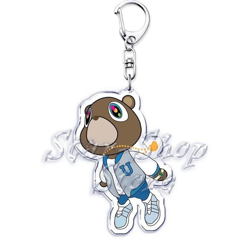 Popular Rapper Ye Keychains Graduation Kanye Dropout Bear Key Chain Fans Friends West Gifts Móc Khóa In Theo Yêu Cầu, Chất Liệu Mica Trong Suốt In 2 Mặt , Dày 4mm 2 Popular Rapper Ye Keychains Graduation Kanye Dropout Bear Key Chain Fans Friends West Gifts Móc Khóa In Theo Yêu Cầu, Chất Liệu Mica Trong Suốt In 2 Mặt , Dày 4mm - Ảnh 2