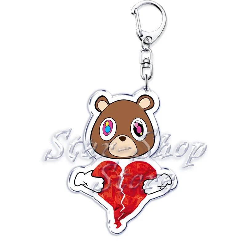 Popular Rapper Ye Keychains Graduation Kanye Dropout Bear Key Chain Fans Friends West Gifts Móc Khóa In Theo Yêu Cầu, Chất Liệu Mica Trong Suốt In 2 Mặt , Dày 4mm 4 Popular Rapper Ye Keychains Graduation Kanye Dropout Bear Key Chain Fans Friends West Gifts Móc Khóa In Theo Yêu Cầu, Chất Liệu Mica Trong Suốt In 2 Mặt , Dày 4mm - Ảnh 4