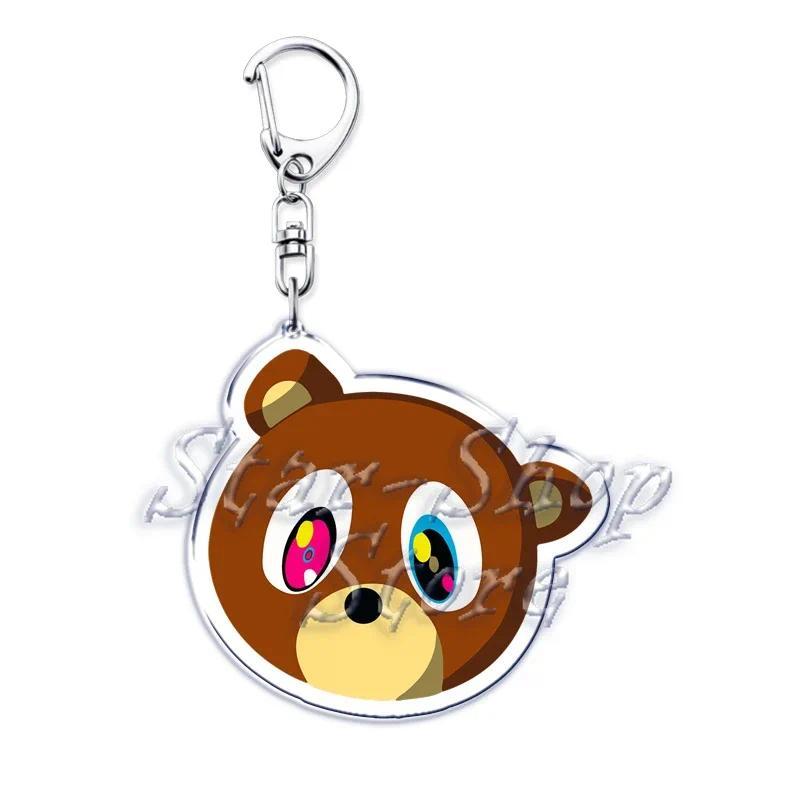 Popular Rapper Ye Keychains Graduation Kanye Dropout Bear Key Chain Fans Friends West Gifts Móc Khóa In Theo Yêu Cầu, Chất Liệu Mica Trong Suốt In 2 Mặt , Dày 4mm 5 Popular Rapper Ye Keychains Graduation Kanye Dropout Bear Key Chain Fans Friends West Gifts Móc Khóa In Theo Yêu Cầu, Chất Liệu Mica Trong Suốt In 2 Mặt , Dày 4mm - Ảnh 5