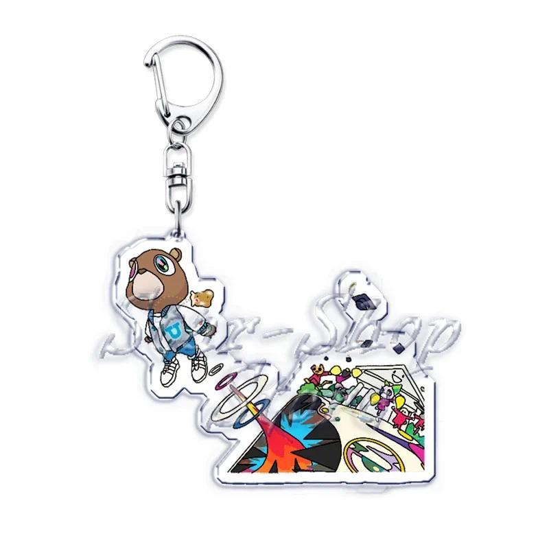 Popular Rapper Ye Keychains Graduation Kanye Dropout Bear Key Chain Fans Friends West Gifts Móc Khóa In Theo Yêu Cầu, Chất Liệu Mica Trong Suốt In 2 Mặt , Dày 4mm 1 Popular Rapper Ye Keychains Graduation Kanye Dropout Bear Key Chain Fans Friends West Gifts Móc Khóa In Theo Yêu Cầu, Chất Liệu Mica Trong Suốt In 2 Mặt , Dày 4mm