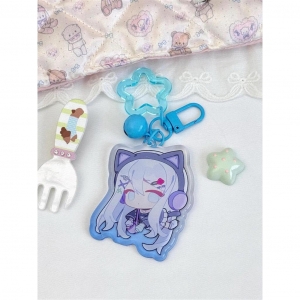 Project Sekai Acrylic Keychain Anime Themed Key Ring Collectible Item Móc Khóa In Theo Yêu Cầu, Chất Liệu Mica Trong Suốt In 2 Mặt , Dày 4mm