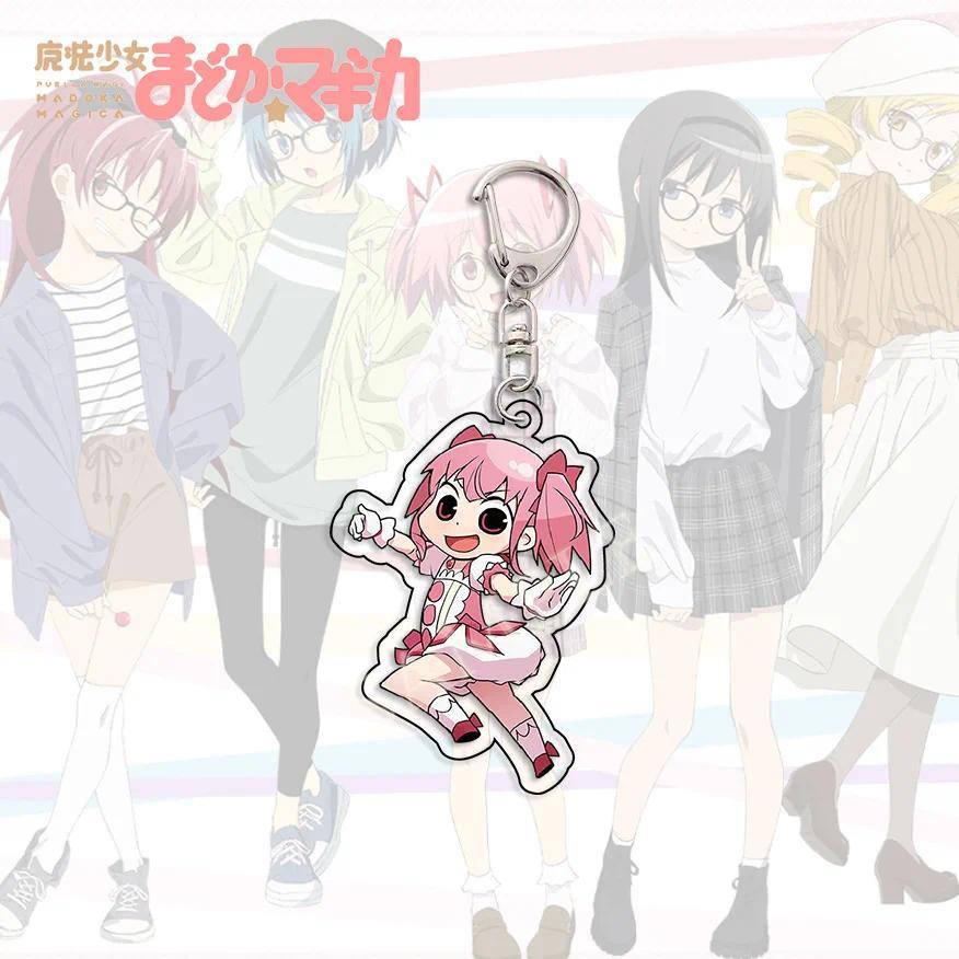 Puella Magi Madoka Magica Kaname Acrylic Keychain Jewelry Bag Charms Keyring Creative Key Móc Khóa In Theo Yêu Cầu, Chất Liệu Mica Trong Suốt In 2 Mặt , Dày 4mm 12 Puella Magi Madoka Magica Kaname Acrylic Keychain Jewelry Bag Charms Keyring Creative Key Móc Khóa In Theo Yêu Cầu, Chất Liệu Mica Trong Suốt In 2 Mặt , Dày 4mm - Ảnh 12