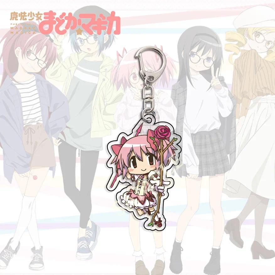 Puella Magi Madoka Magica Kaname Acrylic Keychain Jewelry Bag Charms Keyring Creative Key Móc Khóa In Theo Yêu Cầu, Chất Liệu Mica Trong Suốt In 2 Mặt , Dày 4mm 5 Puella Magi Madoka Magica Kaname Acrylic Keychain Jewelry Bag Charms Keyring Creative Key Móc Khóa In Theo Yêu Cầu, Chất Liệu Mica Trong Suốt In 2 Mặt , Dày 4mm - Ảnh 5