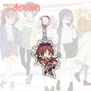 Puella Magi Madoka Magica Kaname Acrylic Keychain Jewelry Bag Charms Keyring Creative Key Móc Khóa In Theo Yêu Cầu, Chất Liệu Mica Trong Suốt In 2 Mặt , Dày 4mm