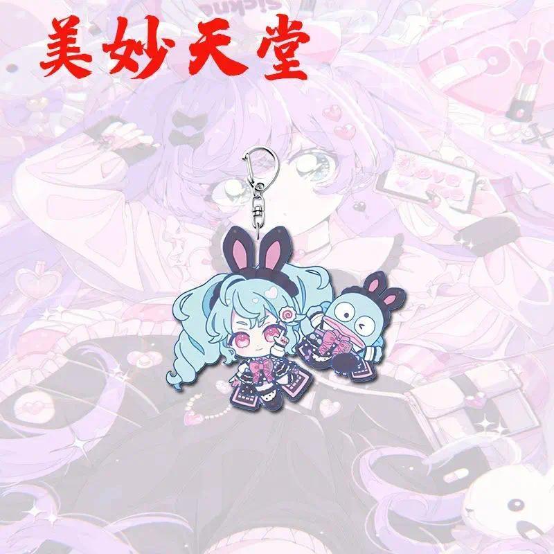 Puripara Q-version Key Chain Hello Kitty Melody Kuromi Linkage Key Student Backpack Small Móc Khóa In Theo Yêu Cầu, Chất Liệu Mica Trong Suốt In 2 Mặt , Dày 4mm 9 Puripara Q-version Key Chain Hello Kitty Melody Kuromi Linkage Key Student Backpack Small Móc Khóa In Theo Yêu Cầu, Chất Liệu Mica Trong Suốt In 2 Mặt , Dày 4mm - Ảnh 9