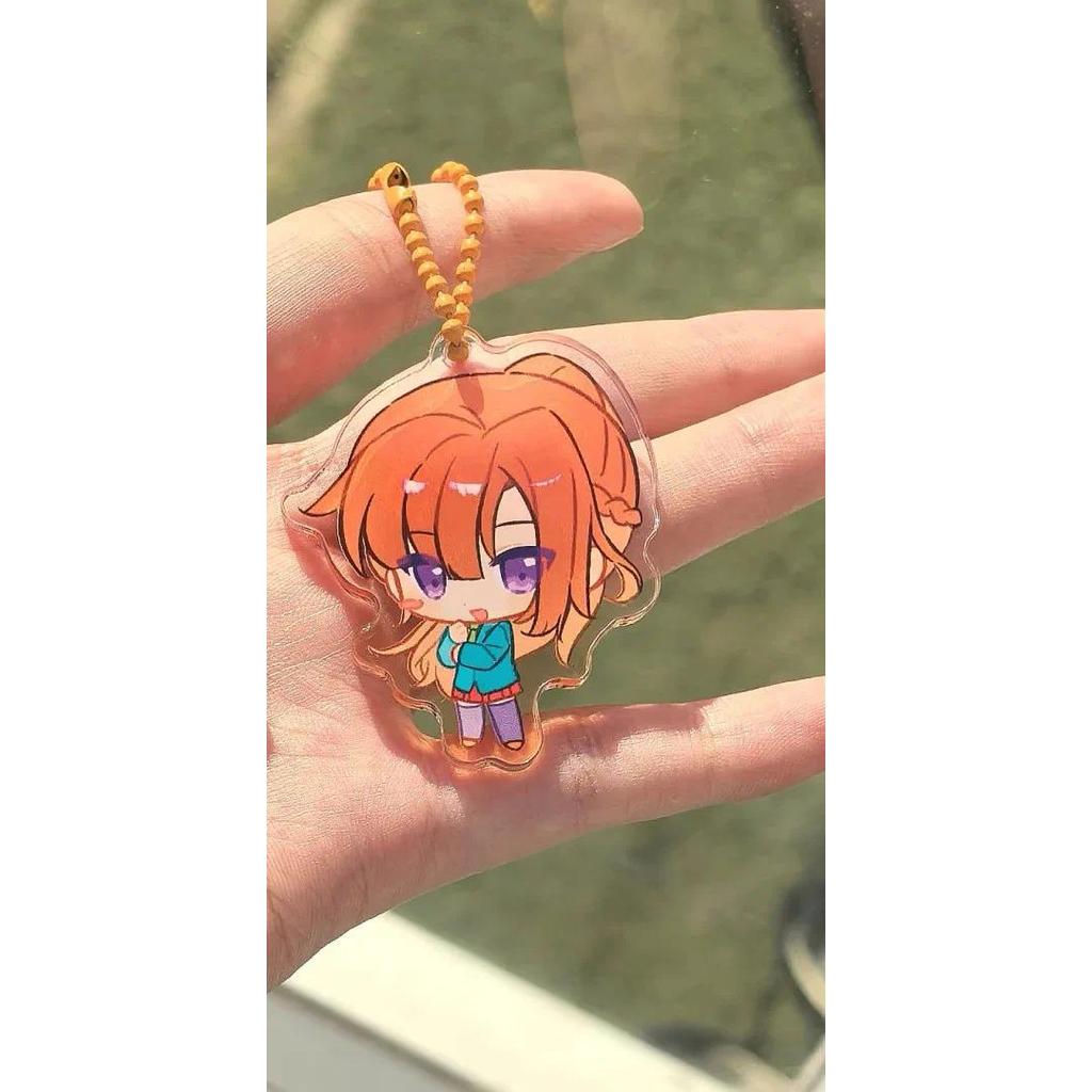 Q Tsukimi Makoto Acrylic Anime Keychain, Cute Handbag Accessory Móc Khóa In Theo Yêu Cầu, Chất Liệu Mica Trong Suốt In 2 Mặt , Dày 4mm 2 Q Tsukimi Makoto Acrylic Anime Keychain, Cute Handbag Accessory Móc Khóa In Theo Yêu Cầu, Chất Liệu Mica Trong Suốt In 2 Mặt , Dày 4mm - Ảnh 2