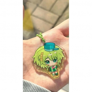 Q Tsukimi Makoto Acrylic Anime Keychain, Cute Handbag Accessory Móc Khóa In Theo Yêu Cầu, Chất Liệu Mica Trong Suốt In 2 Mặt , Dày 4mm
