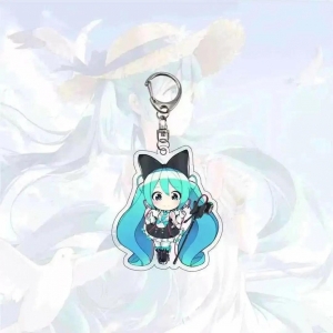 Q Version Anime Deep Sea Keychain Cute Cartoon Figures Car Key Chain Bag Hanging Face Móc Khóa In Theo Yêu Cầu, Chất Liệu Mica Trong Suốt In 2 Mặt , Dày 4mm