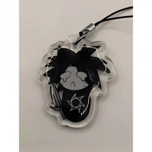 Q - Version Forsaken Two Time Acrylic Phone Chain Kawaii Cartoon Game Character Pendant Móc Khóa In Theo Yêu Cầu, Chất Liệu Mica Trong Suốt In 2 Mặt , Dày 4mm