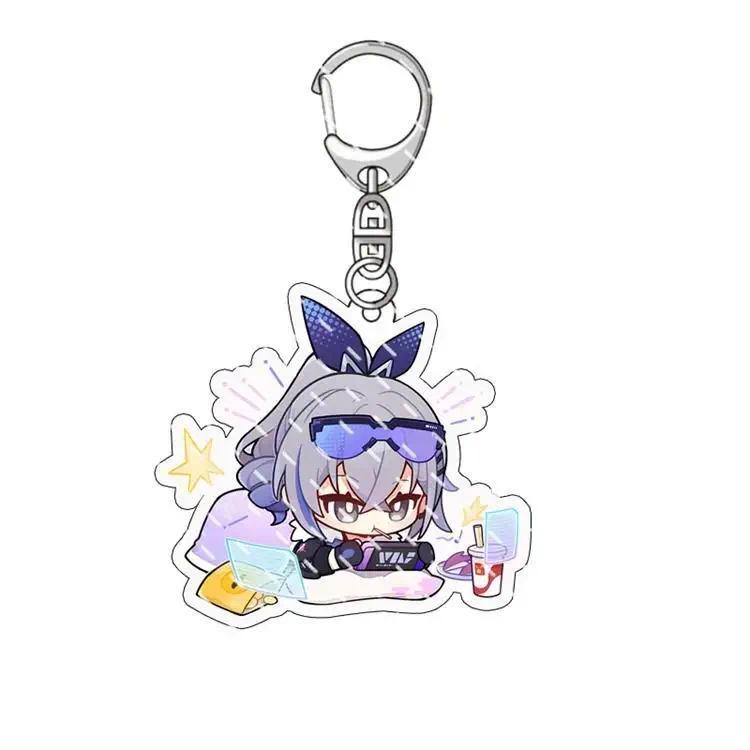 Q Version Honkai Star Rail Anime Keychain Wuwubo Men Key Chain For Women Kawaii Exquisite Móc Khóa In Theo Yêu Cầu, Chất Liệu Mica Trong Suốt In 2 Mặt , Dày 4mm 15 Q Version Honkai Star Rail Anime Keychain Wuwubo Men Key Chain For Women Kawaii Exquisite Móc Khóa In Theo Yêu Cầu, Chất Liệu Mica Trong Suốt In 2 Mặt , Dày 4mm - Ảnh 15