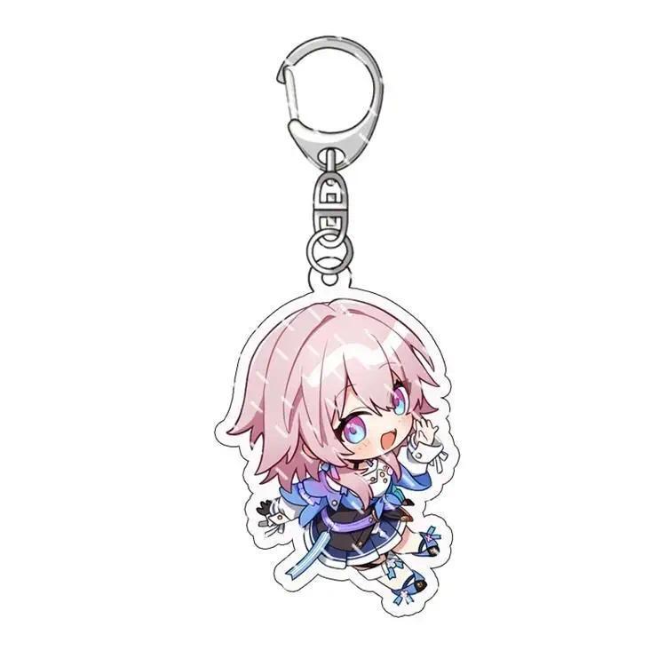 Q Version Honkai Star Rail Anime Keychain Wuwubo Men Key Chain For Women Kawaii Exquisite Móc Khóa In Theo Yêu Cầu, Chất Liệu Mica Trong Suốt In 2 Mặt , Dày 4mm 5 Q Version Honkai Star Rail Anime Keychain Wuwubo Men Key Chain For Women Kawaii Exquisite Móc Khóa In Theo Yêu Cầu, Chất Liệu Mica Trong Suốt In 2 Mặt , Dày 4mm - Ảnh 5