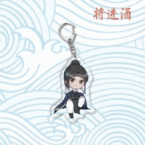 Qiang Jin Jiu Anime Keychain Shen Ze Chuan Key Chain Xiao Chi Ye Character Key Bags Charms Móc Khóa In Theo Yêu Cầu, Chất Liệu Mica Trong Suốt In 2 Mặt , Dày 4mm