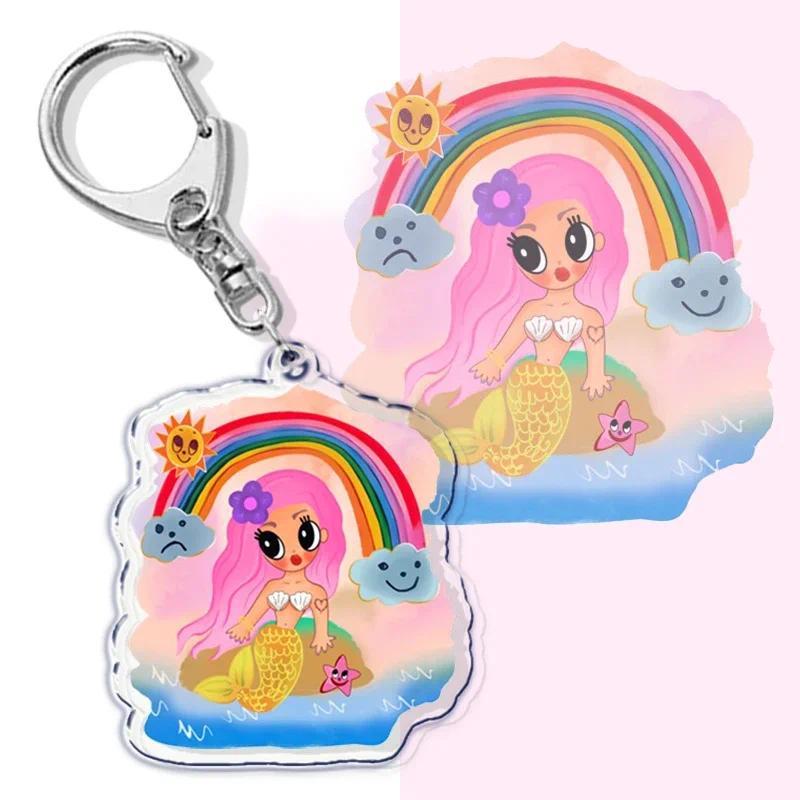 Qlona Cartoon Keychain For Women Bag Accessories Music Bonito Bichota Tng Pendant Micas Móc Khóa In Theo Yêu Cầu, Chất Liệu Mica Trong Suốt In 2 Mặt , Dày 4mm 13 Qlona Cartoon Keychain For Women Bag Accessories Music Bonito Bichota Tng Pendant Micas Móc Khóa In Theo Yêu Cầu, Chất Liệu Mica Trong Suốt In 2 Mặt , Dày 4mm - Ảnh 13