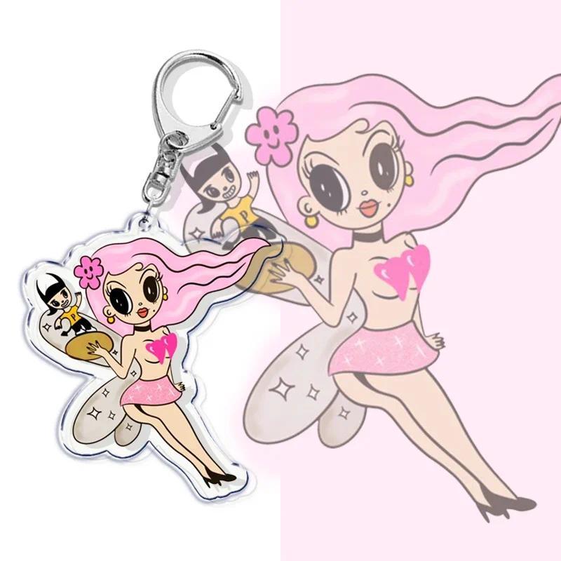 Qlona Cartoon Keychain For Women Bag Accessories Music Bonito Bichota Tng Pendant Micas Móc Khóa In Theo Yêu Cầu, Chất Liệu Mica Trong Suốt In 2 Mặt , Dày 4mm 14 Qlona Cartoon Keychain For Women Bag Accessories Music Bonito Bichota Tng Pendant Micas Móc Khóa In Theo Yêu Cầu, Chất Liệu Mica Trong Suốt In 2 Mặt , Dày 4mm - Ảnh 14