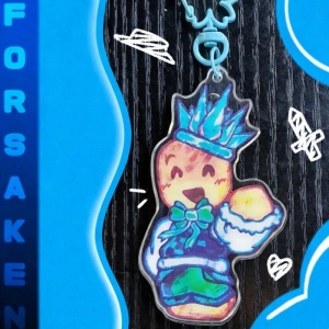 Rbl Forsaken Acrylic Keychain - Itrapped/ Kawaii Cartoon Game Character Pendant Móc Khóa In Theo Yêu Cầu, Chất Liệu Mica Trong Suốt In 2 Mặt , Dày 4mm
