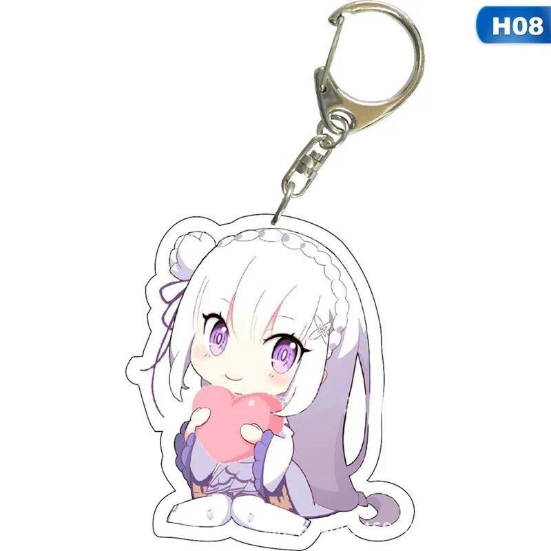 Re In A Different World From Zero Acrylic New Keychain Charm Pendant Fan Fun Key Chain Cute Móc Khóa In Theo Yêu Cầu, Chất Liệu Mica Trong Suốt In 2 Mặt , Dày 4mm 7 Re In A Different World From Zero Acrylic New Keychain Charm Pendant Fan Fun Key Chain Cute Móc Khóa In Theo Yêu Cầu, Chất Liệu Mica Trong Suốt In 2 Mặt , Dày 4mm - Ảnh 7