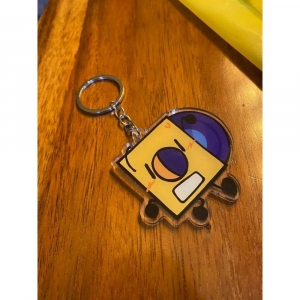 Record Burner Object Show Sacristuff Sacriverse Acrylic Keychain Kawaii Cartoon Game Móc Khóa In Theo Yêu Cầu, Chất Liệu Mica Trong Suốt In 2 Mặt , Dày 4mm