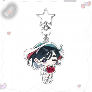 Red Love Series Acrylic Keychain For Alien Stage Mizi Sua Till Ivan Hyuna Luka, Car Keychain Móc Khóa In Theo Yêu Cầu, Chất Liệu Mica Trong Suốt In 2 Mặt , Dày 4mm