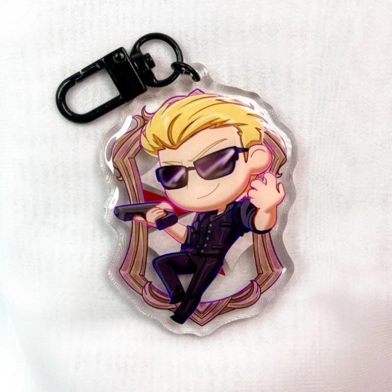 Resident Evil Keychain: Acrylic Charm Chris Redfield, Leon S. Kennedy, Jill Valentine Cartoon Móc Khóa In Theo Yêu Cầu, Chất Liệu Mica Trong Suốt In 2 Mặt , Dày 4mm 5 Resident Evil Keychain: Acrylic Charm Chris Redfield, Leon S. Kennedy, Jill Valentine Cartoon Móc Khóa In Theo Yêu Cầu, Chất Liệu Mica Trong Suốt In 2 Mặt , Dày 4mm - Ảnh 5