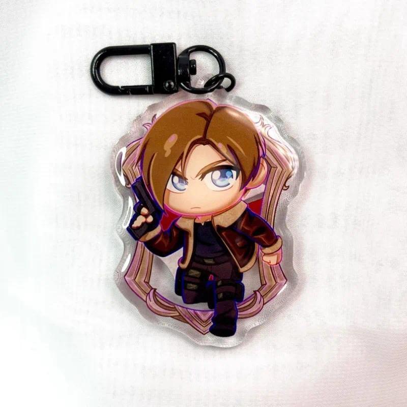 Resident Evil Keychain: Acrylic Charm Chris Redfield, Leon S. Kennedy, Jill Valentine Cartoon Móc Khóa In Theo Yêu Cầu, Chất Liệu Mica Trong Suốt In 2 Mặt , Dày 4mm 6 Resident Evil Keychain: Acrylic Charm Chris Redfield, Leon S. Kennedy, Jill Valentine Cartoon Móc Khóa In Theo Yêu Cầu, Chất Liệu Mica Trong Suốt In 2 Mặt , Dày 4mm - Ảnh 6