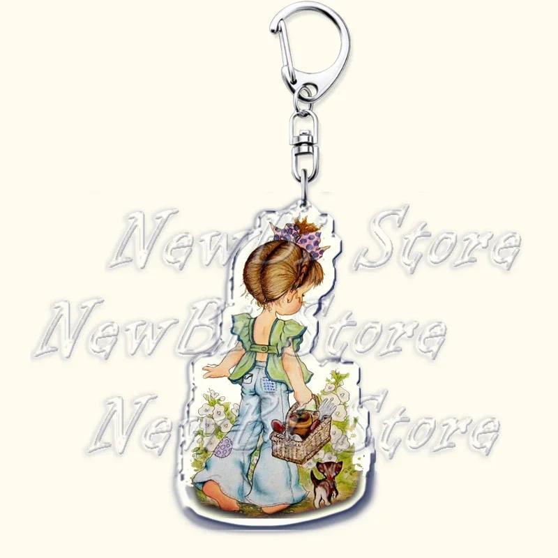 Retro Art Vintage Love Girls Boy Keychains For Accessories Bag Poetry Flower Illustration Key Móc Khóa In Theo Yêu Cầu, Chất Liệu Mica Trong Suốt In 2 Mặt , Dày 4mm 2 Retro Art Vintage Love Girls Boy Keychains For Accessories Bag Poetry Flower Illustration Key Móc Khóa In Theo Yêu Cầu, Chất Liệu Mica Trong Suốt In 2 Mặt , Dày 4mm - Ảnh 2