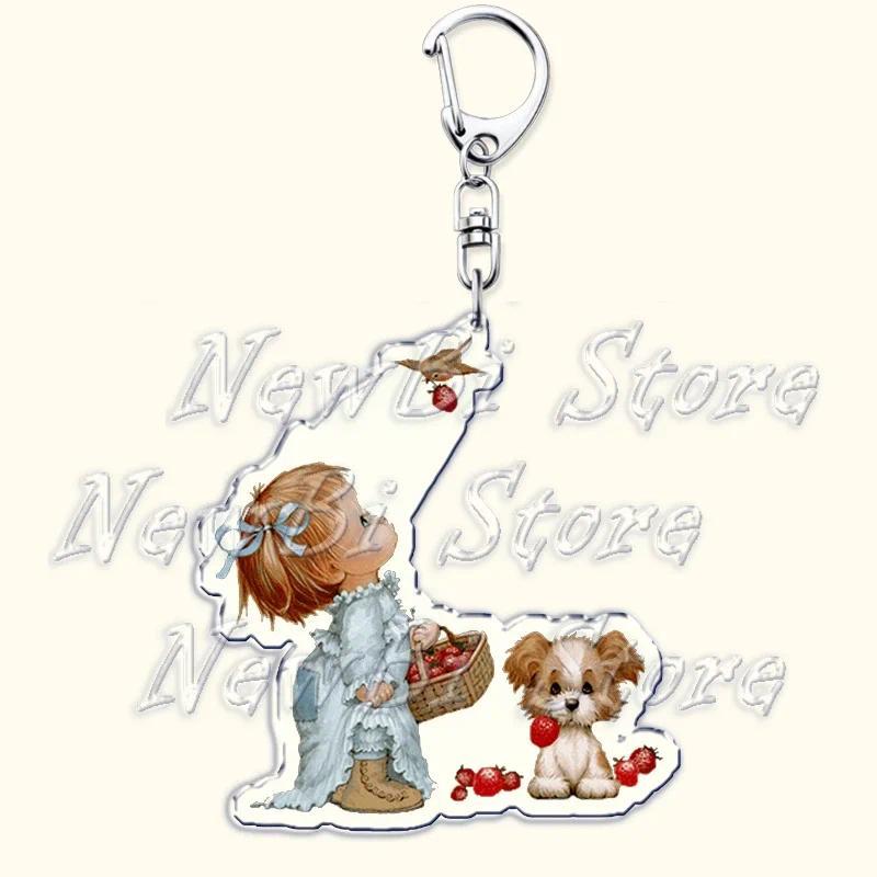 Retro Art Vintage Love Girls Boy Keychains For Accessories Bag Poetry Flower Illustration Key Móc Khóa In Theo Yêu Cầu, Chất Liệu Mica Trong Suốt In 2 Mặt , Dày 4mm 36 Retro Art Vintage Love Girls Boy Keychains For Accessories Bag Poetry Flower Illustration Key Móc Khóa In Theo Yêu Cầu, Chất Liệu Mica Trong Suốt In 2 Mặt , Dày 4mm - Ảnh 36