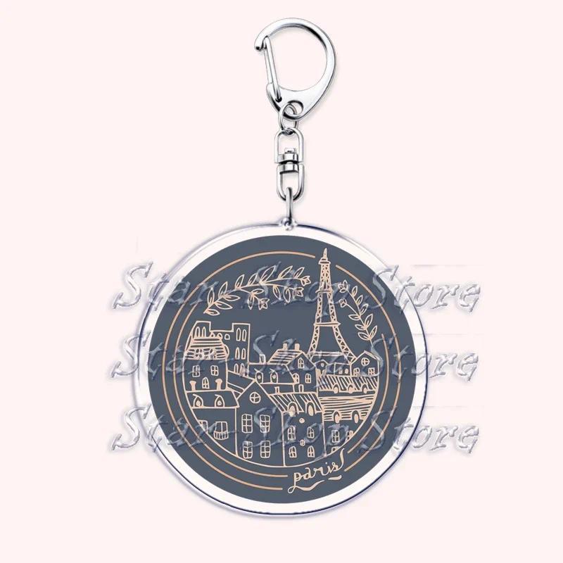 Retro France I Love Paris Eiffel Tower Keychains French Stamps Keyring Key Chain Jewelry Móc Khóa In Theo Yêu Cầu, Chất Liệu Mica Trong Suốt In 2 Mặt , Dày 4mm 13 Retro France I Love Paris Eiffel Tower Keychains French Stamps Keyring Key Chain Jewelry Móc Khóa In Theo Yêu Cầu, Chất Liệu Mica Trong Suốt In 2 Mặt , Dày 4mm - Ảnh 13