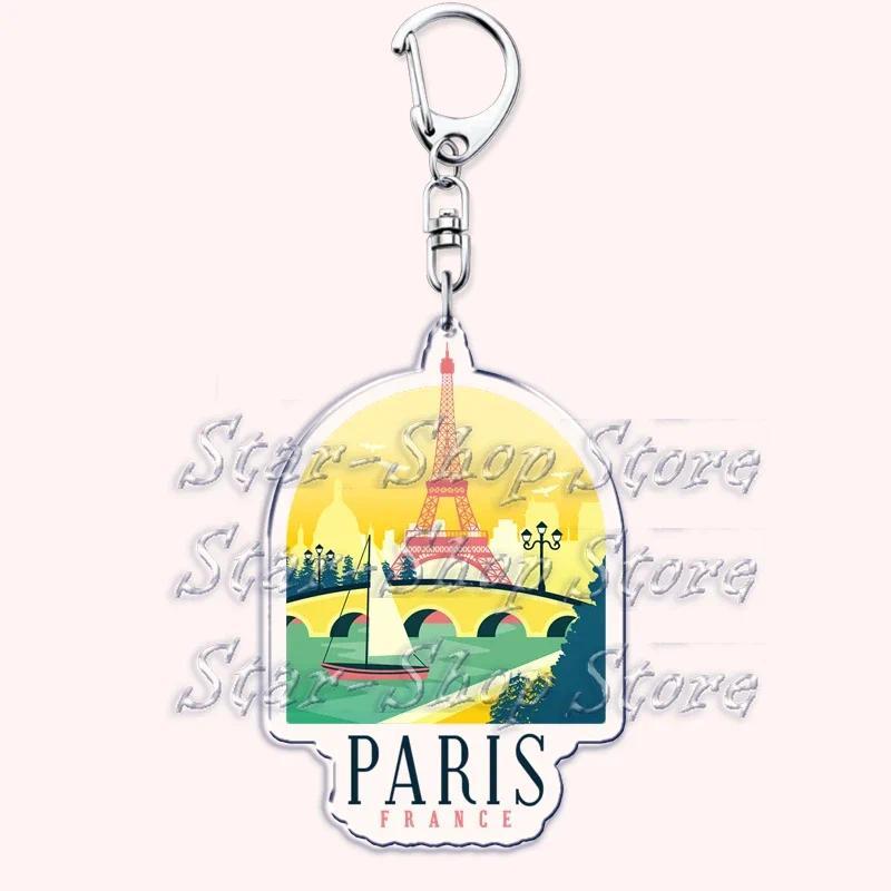 Retro France I Love Paris Eiffel Tower Keychains French Stamps Keyring Key Chain Jewelry Móc Khóa In Theo Yêu Cầu, Chất Liệu Mica Trong Suốt In 2 Mặt , Dày 4mm 17 Retro France I Love Paris Eiffel Tower Keychains French Stamps Keyring Key Chain Jewelry Móc Khóa In Theo Yêu Cầu, Chất Liệu Mica Trong Suốt In 2 Mặt , Dày 4mm - Ảnh 17