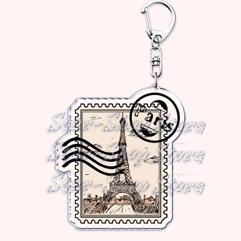 Retro France I Love Paris Eiffel Tower Keychains French Stamps Keyring Key Chain Jewelry Móc Khóa In Theo Yêu Cầu, Chất Liệu Mica Trong Suốt In 2 Mặt , Dày 4mm 23 Retro France I Love Paris Eiffel Tower Keychains French Stamps Keyring Key Chain Jewelry Móc Khóa In Theo Yêu Cầu, Chất Liệu Mica Trong Suốt In 2 Mặt , Dày 4mm - Ảnh 23