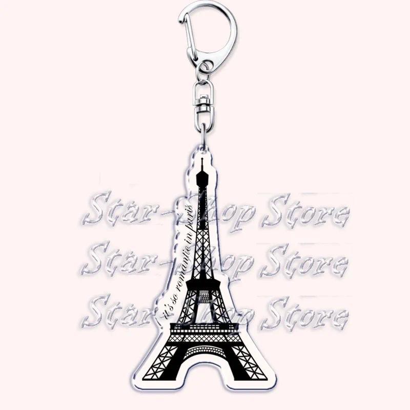 Retro France I Love Paris Eiffel Tower Keychains French Stamps Keyring Key Chain Jewelry Móc Khóa In Theo Yêu Cầu, Chất Liệu Mica Trong Suốt In 2 Mặt , Dày 4mm 4 Retro France I Love Paris Eiffel Tower Keychains French Stamps Keyring Key Chain Jewelry Móc Khóa In Theo Yêu Cầu, Chất Liệu Mica Trong Suốt In 2 Mặt , Dày 4mm - Ảnh 4