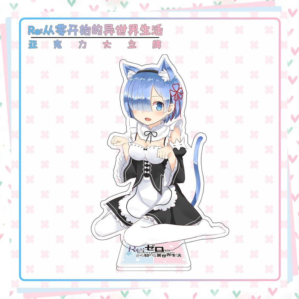 Re:zero Starting Life In Another World Anime Standee Acrylic Model Table Unique Decoration Móc Khóa In Theo Yêu Cầu, Chất Liệu Mica Trong Suốt In 2 Mặt , Dày 4mm 2 Re:zero Starting Life In Another World Anime Standee Acrylic Model Table Unique Decoration Móc Khóa In Theo Yêu Cầu, Chất Liệu Mica Trong Suốt In 2 Mặt , Dày 4mm - Ảnh 2