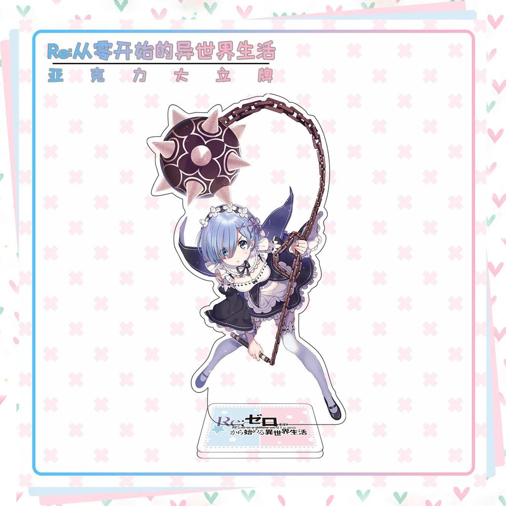 Re:zero Starting Life In Another World Anime Standee Acrylic Model Table Unique Decoration Móc Khóa In Theo Yêu Cầu, Chất Liệu Mica Trong Suốt In 2 Mặt , Dày 4mm 3 Re:zero Starting Life In Another World Anime Standee Acrylic Model Table Unique Decoration Móc Khóa In Theo Yêu Cầu, Chất Liệu Mica Trong Suốt In 2 Mặt , Dày 4mm - Ảnh 3
