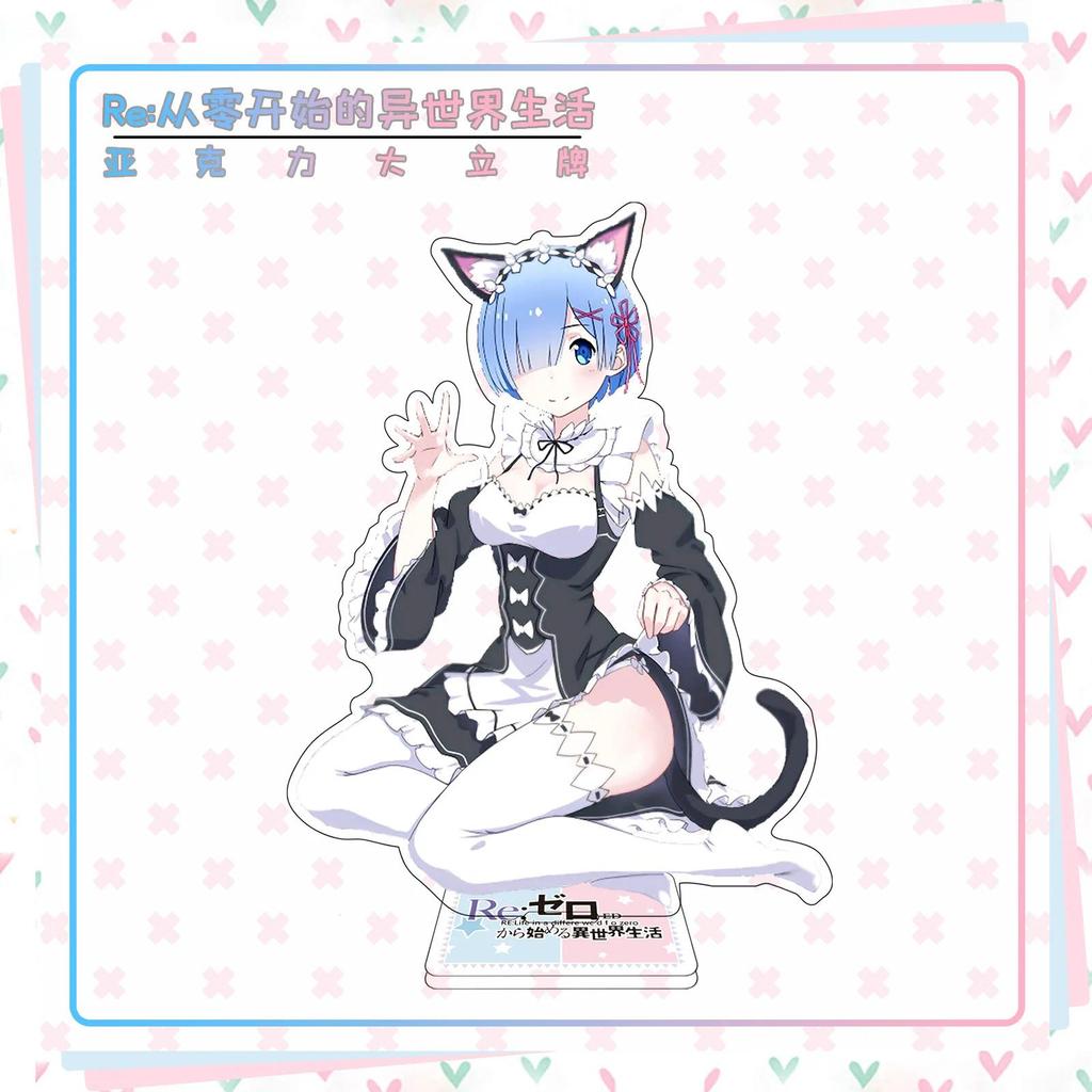 Re:zero Starting Life In Another World Anime Standee Acrylic Model Table Unique Decoration Móc Khóa In Theo Yêu Cầu, Chất Liệu Mica Trong Suốt In 2 Mặt , Dày 4mm 4 Re:zero Starting Life In Another World Anime Standee Acrylic Model Table Unique Decoration Móc Khóa In Theo Yêu Cầu, Chất Liệu Mica Trong Suốt In 2 Mặt , Dày 4mm - Ảnh 4