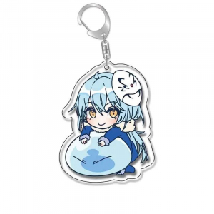 Rimuru Tempest Anime Keychain About My Story Reincarnated Into A Slime Acrylic Chibi Móc Khóa In Theo Yêu Cầu, Chất Liệu Mica Trong Suốt In 2 Mặt , Dày 4mm