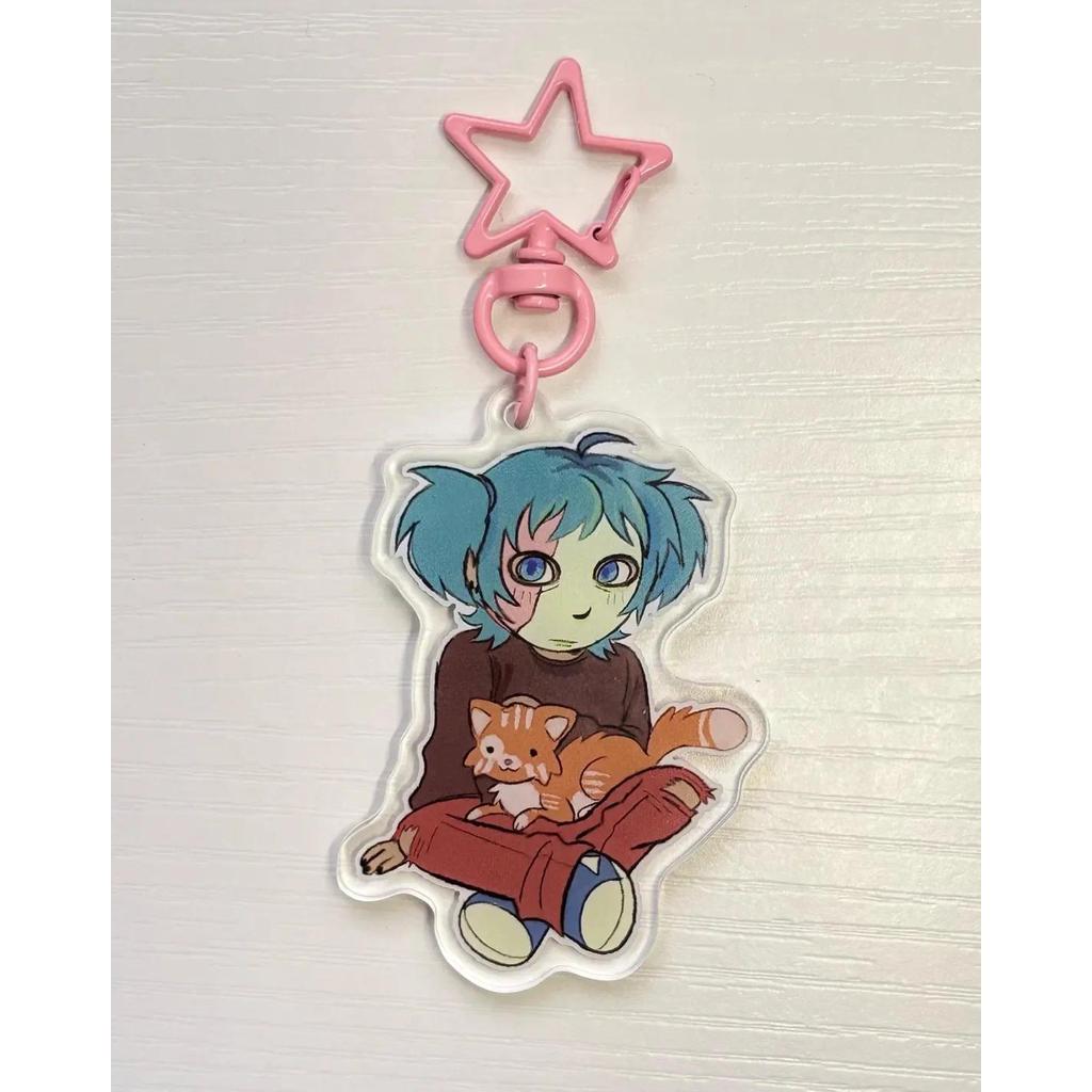 Sally Face Game Keychain - Character Themed Collectible Keychain For Gaming Lovers Móc Khóa In Theo Yêu Cầu, Chất Liệu Mica Trong Suốt In 2 Mặt , Dày 4mm 3 Sally Face Game Keychain - Character Themed Collectible Keychain For Gaming Lovers Móc Khóa In Theo Yêu Cầu, Chất Liệu Mica Trong Suốt In 2 Mặt , Dày 4mm - Ảnh 3