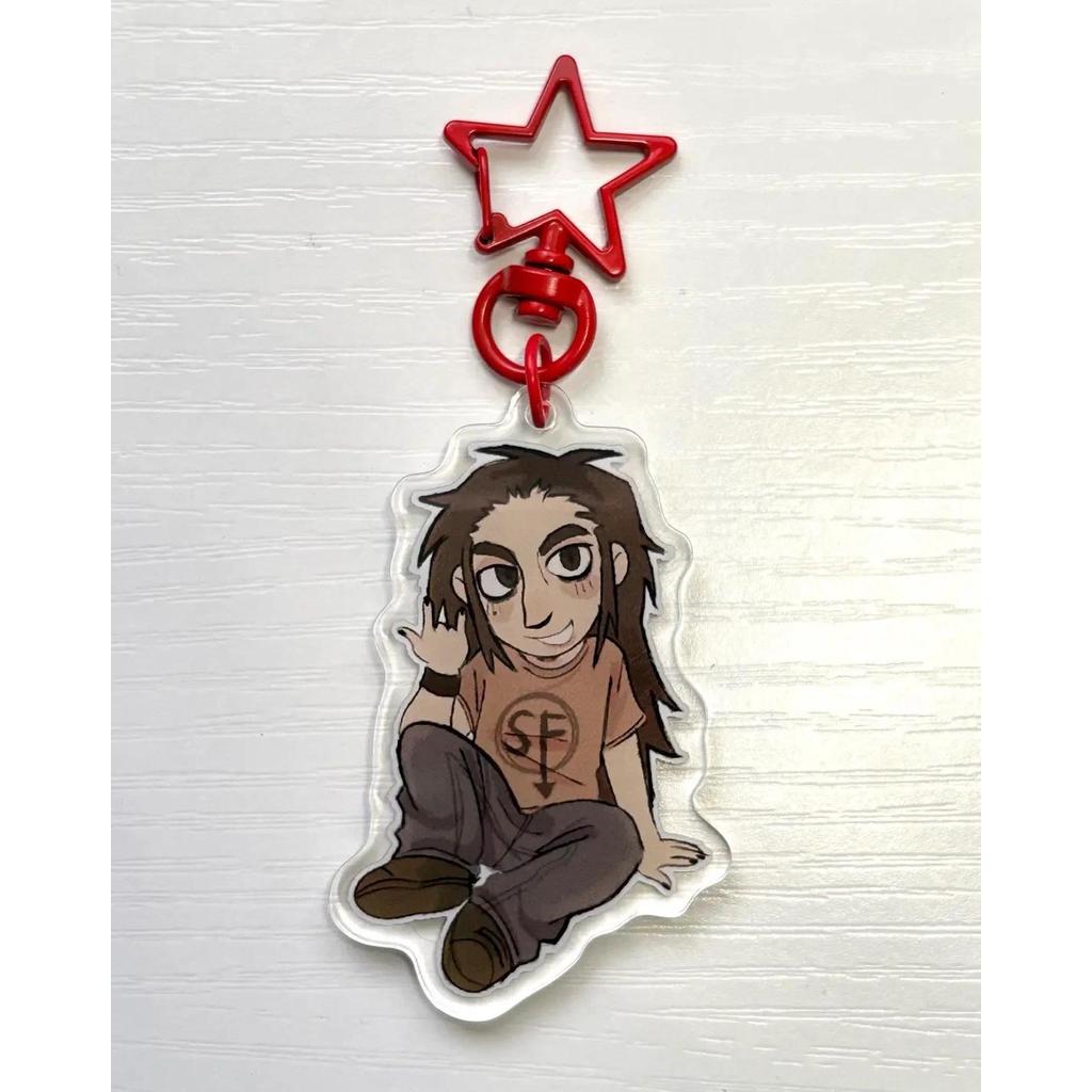 Sally Face Game Keychain - Character Themed Collectible Keychain For Gaming Lovers Móc Khóa In Theo Yêu Cầu, Chất Liệu Mica Trong Suốt In 2 Mặt , Dày 4mm 6 Sally Face Game Keychain - Character Themed Collectible Keychain For Gaming Lovers Móc Khóa In Theo Yêu Cầu, Chất Liệu Mica Trong Suốt In 2 Mặt , Dày 4mm - Ảnh 6