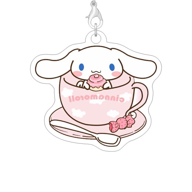 Sanrio Kuromi Phone Strap Barrel Lanyard Acrylic Pendant Cartoon Bag Charm Phone Accessories Móc Khóa In Theo Yêu Cầu, Chất Liệu Mica Trong Suốt In 2 Mặt , Dày 4mm 2 Sanrio Kuromi Phone Strap Barrel Lanyard Acrylic Pendant Cartoon Bag Charm Phone Accessories Móc Khóa In Theo Yêu Cầu, Chất Liệu Mica Trong Suốt In 2 Mặt , Dày 4mm - Ảnh 2