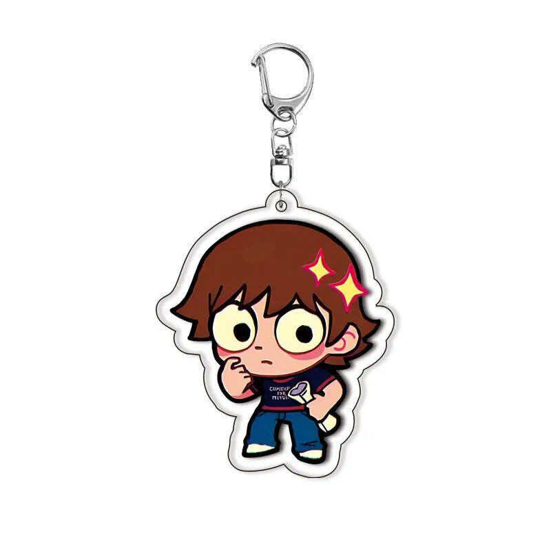 Scott Pilgrim Vs The World Acrylic Game Complete Edition Refined Cultural Creativity Friend Móc Khóa In Theo Yêu Cầu, Chất Liệu Mica Trong Suốt In 2 Mặt , Dày 4mm 2 Scott Pilgrim Vs The World Acrylic Game Complete Edition Refined Cultural Creativity Friend Móc Khóa In Theo Yêu Cầu, Chất Liệu Mica Trong Suốt In 2 Mặt , Dày 4mm - Ảnh 2