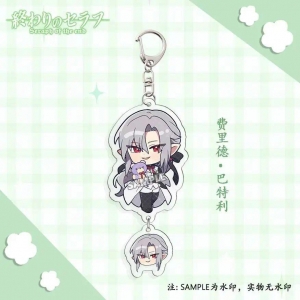 Seraph Of The End Acrylic Keychain, Mikaela Shinoa Chibi Figures, Cute Anime Pendants, For Móc Khóa In Theo Yêu Cầu, Chất Liệu Mica Trong Suốt In 2 Mặt , Dày 4mm