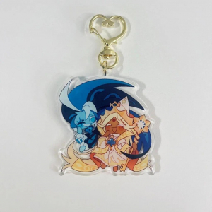 Shadowvanilla & Eternalholly Acrylic Charm 2.5" Assorted Designs Soft Smooth Non-toxic Art Móc Khóa In Theo Yêu Cầu, Chất Liệu Mica Trong Suốt In 2 Mặt , Dày 4mm