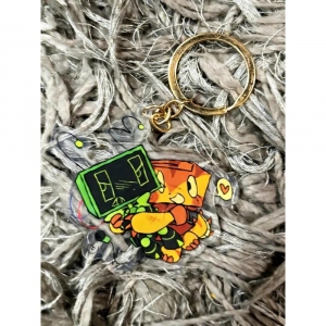 Shelly And Vee Rbl Acrylic Keychain Kawaii Cartoon Game Character Pendant Móc Khóa In Theo Yêu Cầu, Chất Liệu Mica Trong Suốt In 2 Mặt , Dày 4mm